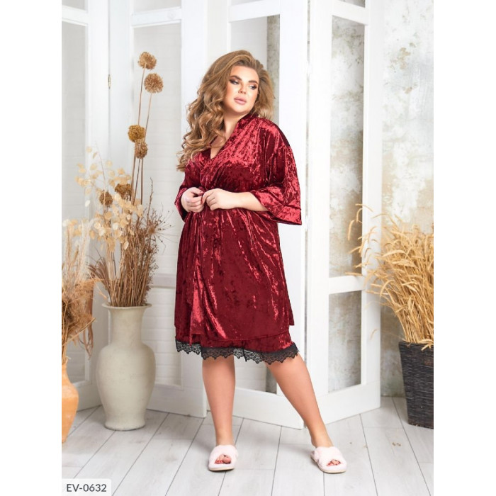 Піжама EV-0632 — жіночий халат від Odessa Moda