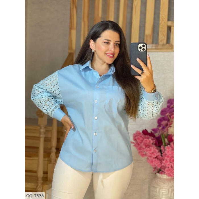Сорочка GQ-7576 — жіноча блузка від Odessa Moda