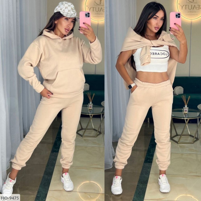 Прогулянковий костюм HO-9475 — жіночий прогулянковий костюм від Odessa Moda