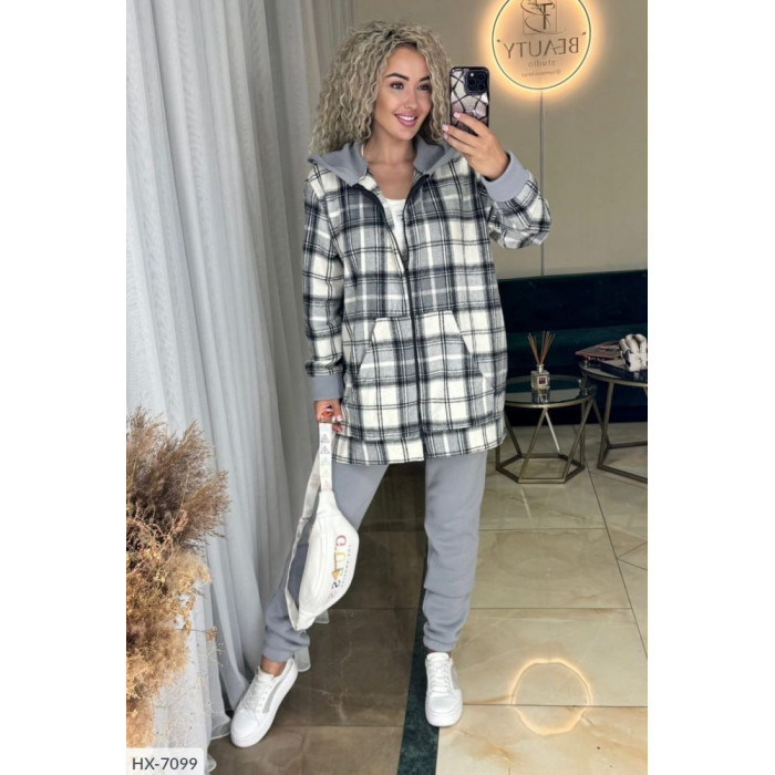 Прогулянковий костюм HX-7099 — жіночий прогулянковий костюм від Odessa Moda