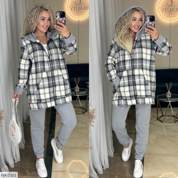 Прогулянковий костюм HX-7101 — жіночий прогулянковий костюм від Odessa Moda