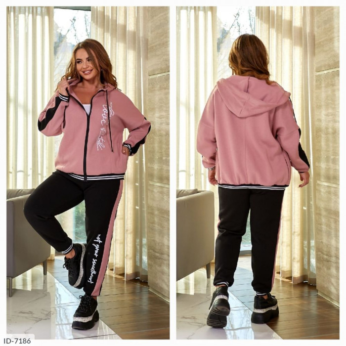 Спортивний костюм ID-7186 — жіночий спортивний костюм від Odessa Moda Спортивний костюм ID-7186 — жіночий спортивний костюм від Odessa Moda