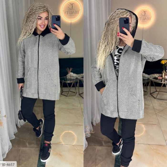 Прогулянковий костюм IE-4657 — жіночий прогулянковий костюм від Odessa Moda