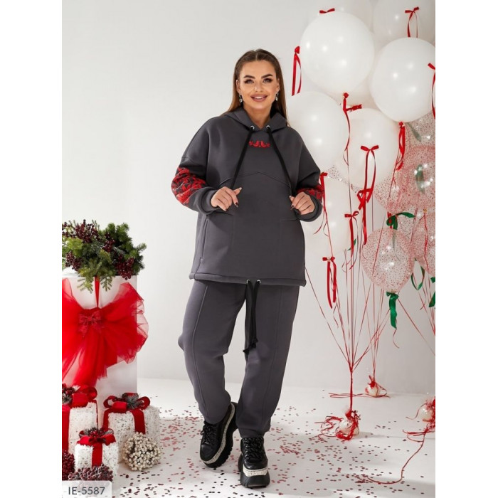 Прогулянковий костюм IE-5587 — жіночий прогулянковий костюм від Odessa Moda