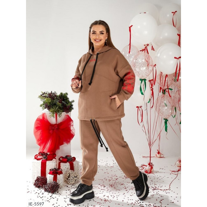 Прогулянковий костюм IE-5597 — жіночий прогулянковий костюм від Odessa Moda