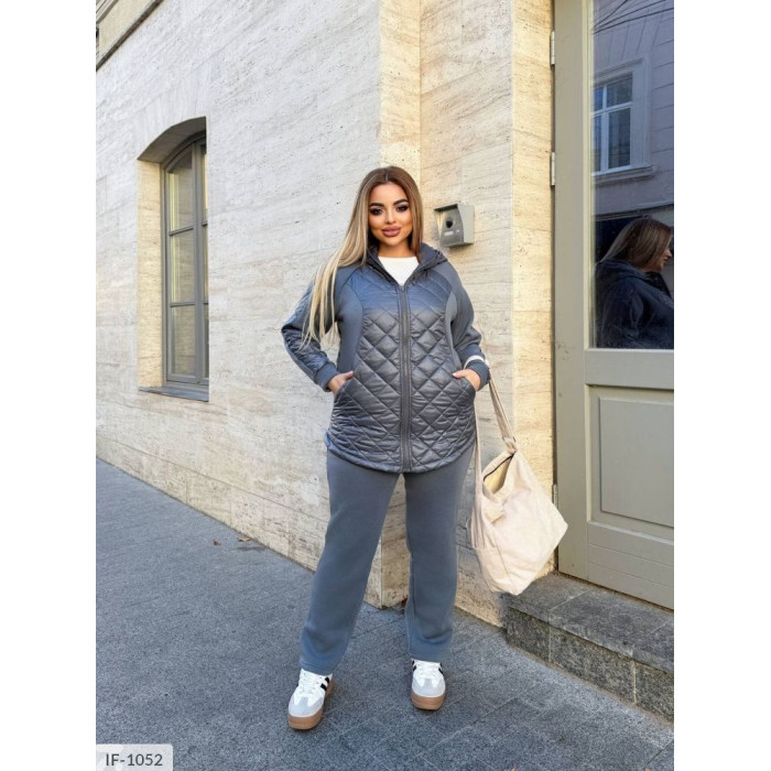 Спортивний костюм IF-1052 — жіночий спортивний костюм від Odessa Moda Спортивний костюм IF-1052 — жіночий спортивний костюм від Odessa Moda