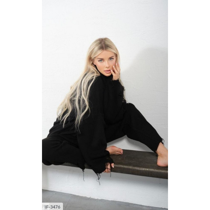 Прогулянковий костюм IF-3476 — жіночий прогулянковий костюм від Odessa Moda