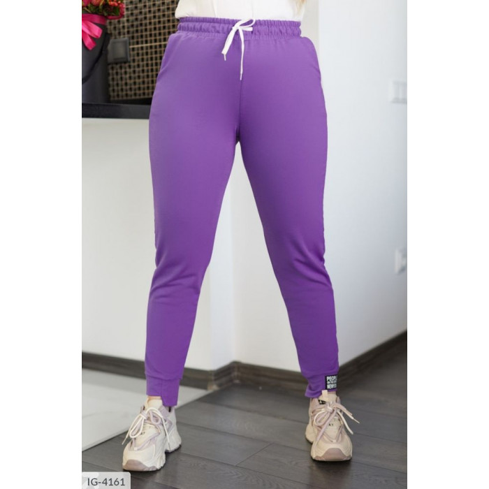 Спортивні штани IG-4161 — жіночий спортивний костюм від Odessa Moda Спортивні штани IG-4161 — жіночий спортивний костюм від Odessa Moda