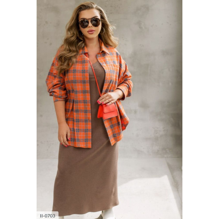 Сорочка II-0703 — жіноча блузка від Odessa Moda