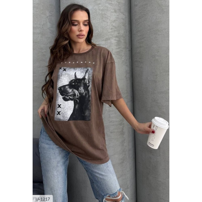 Футболка IJ-1217 — жіноча футболка від Odessa Moda