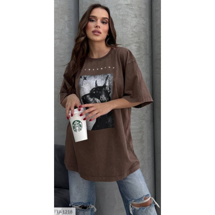 Футболка IJ-1218 — жіноча футболка від Odessa Moda