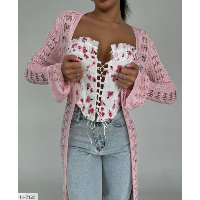 Корсет IK-7126 — жіноча блузка від Odessa Moda