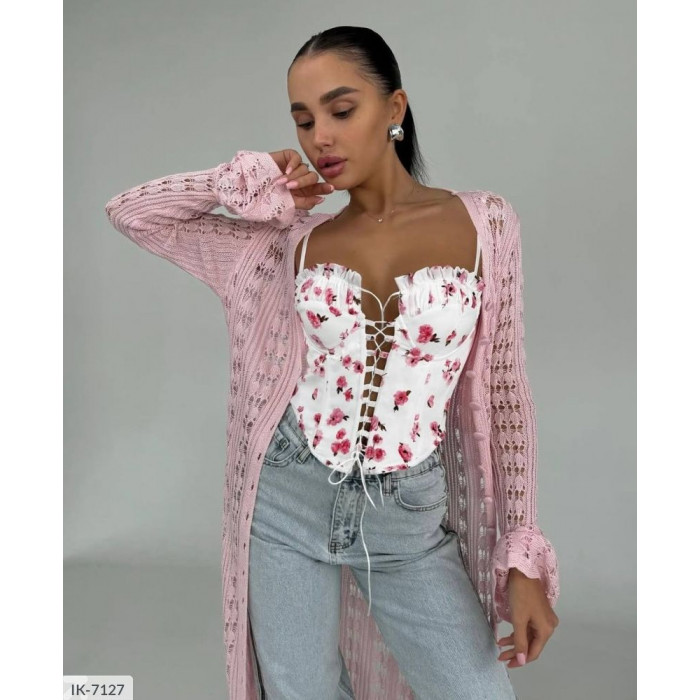 Корсет IK-7127 — жіноча блузка від Odessa Moda