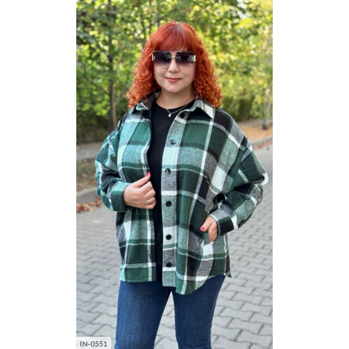 Сорочка IN-0551 — жіноча блузка від Odessa Moda