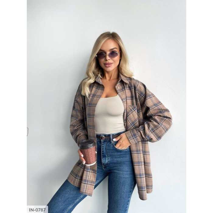 Сорочка IN-0787 — жіноча блузка від Odessa Moda