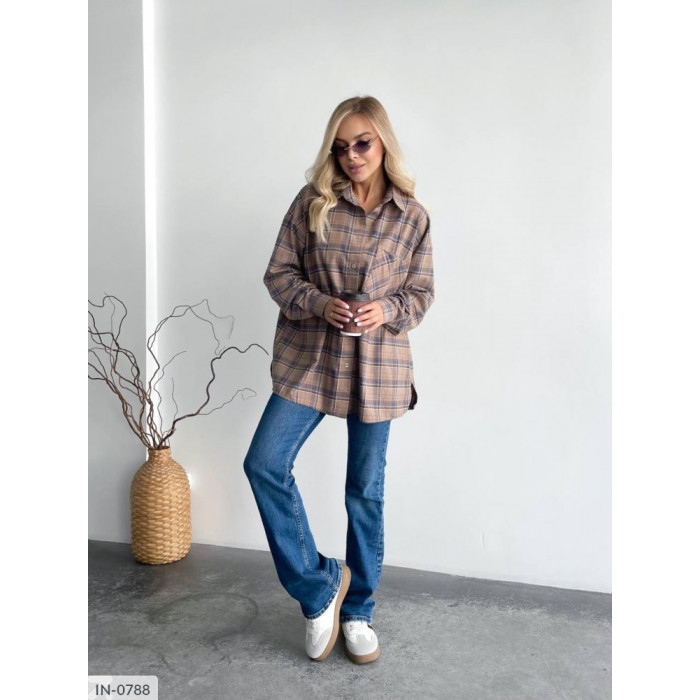 Сорочка IN-0788 — жіноча блузка від Odessa Moda