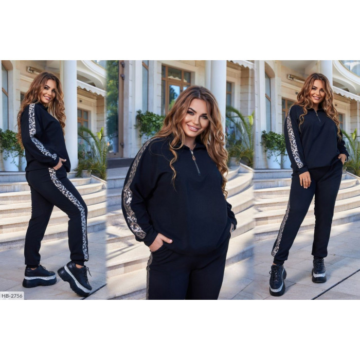Жіночі прогулянкові костюми XL+ HB-2756 — тренди сезону