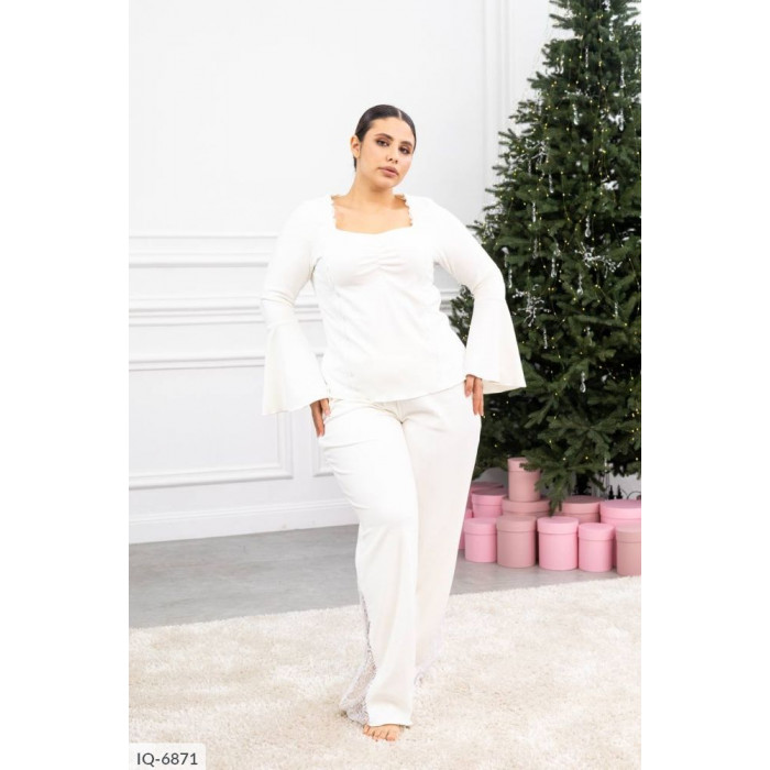 Халати XL+ IQ-6871 — стильна домашня мода