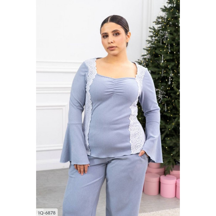 Жіночі піжами великого розміру IQ-6878 — новинки сезону