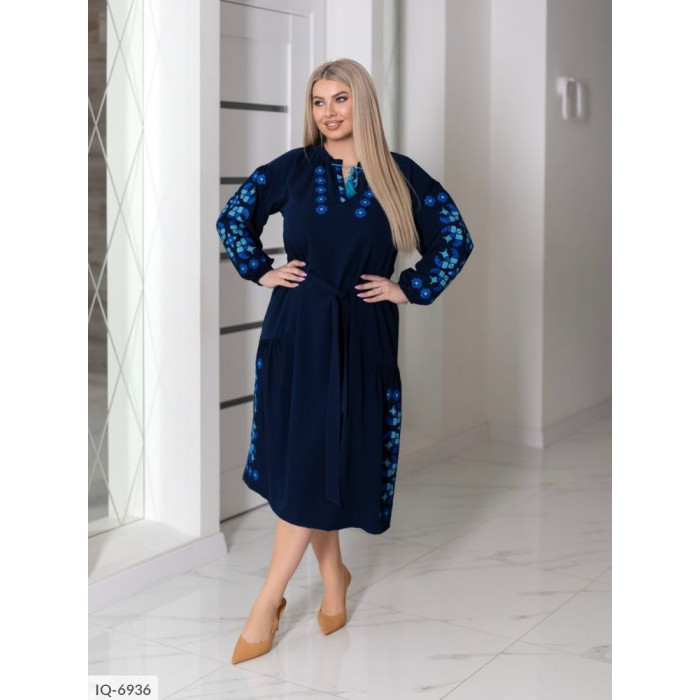 Модні сукні великого розміру IQ-6936 — комфорт і краса щодня