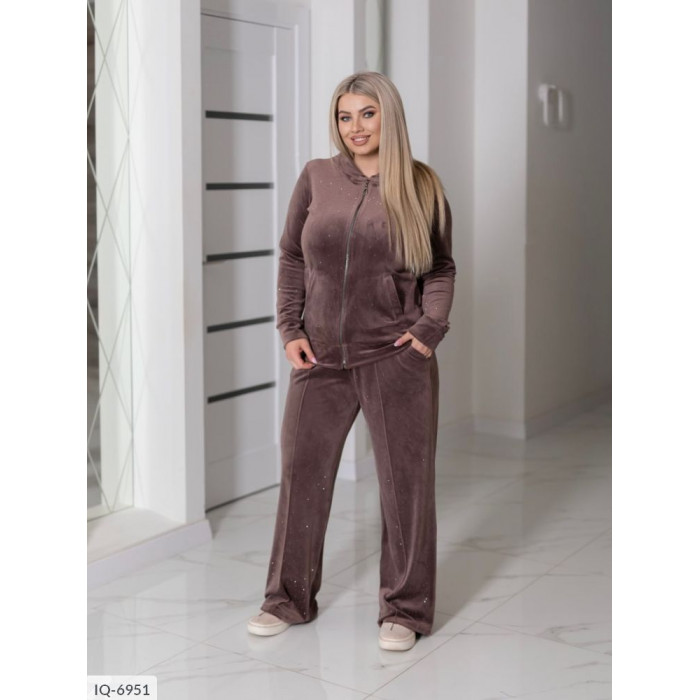 Жіночі прогулянкові костюми XL+ IQ-6951 — тренди сезону