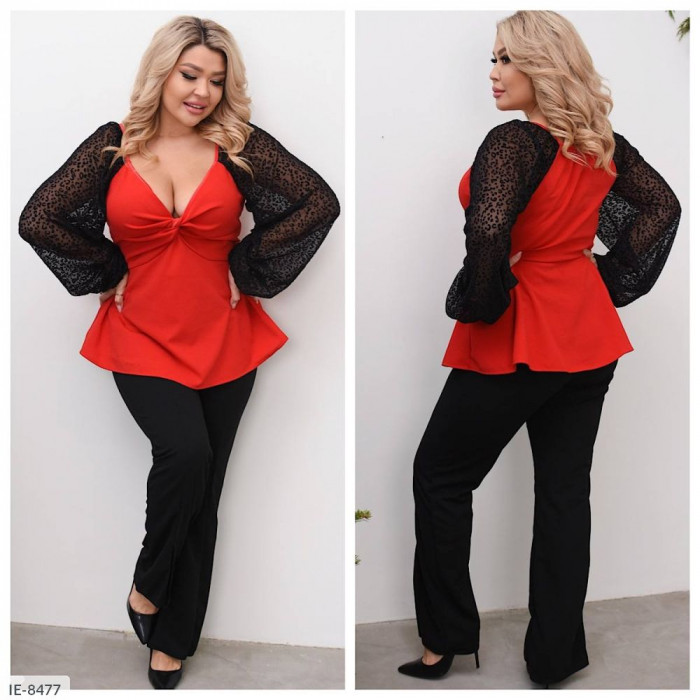 Жіночі костюми Plus Size IE-8477 — впевненість і стиль