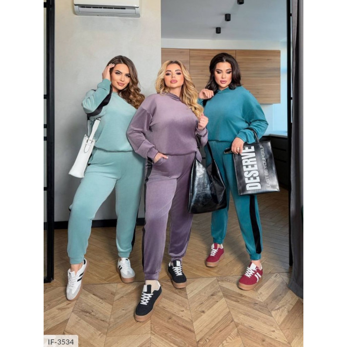 Спортивні костюми великого розміру IF-3534 — комфорт і мода