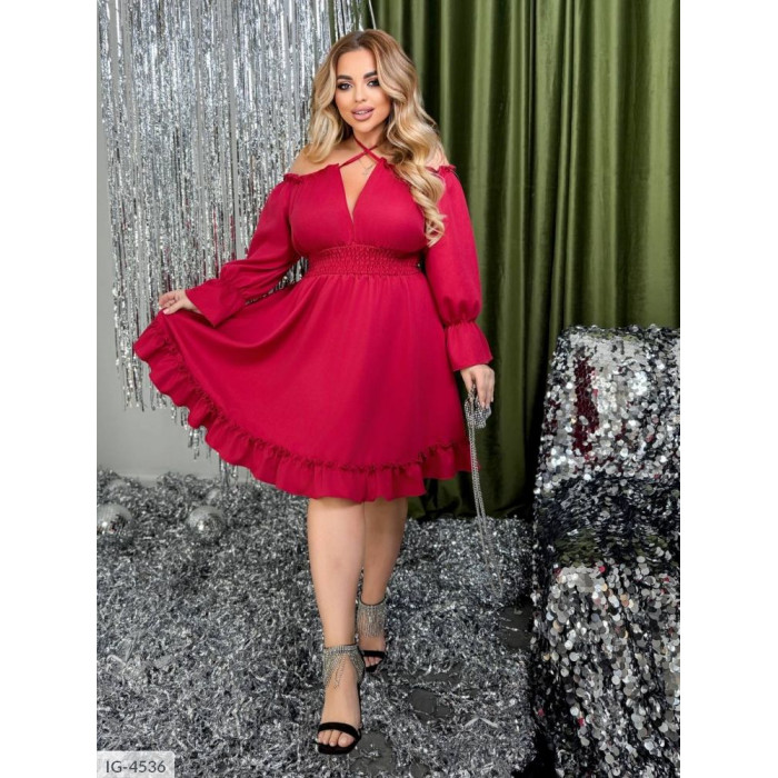 Сукні для пишних форм IG-4536 — виглядай розкішно