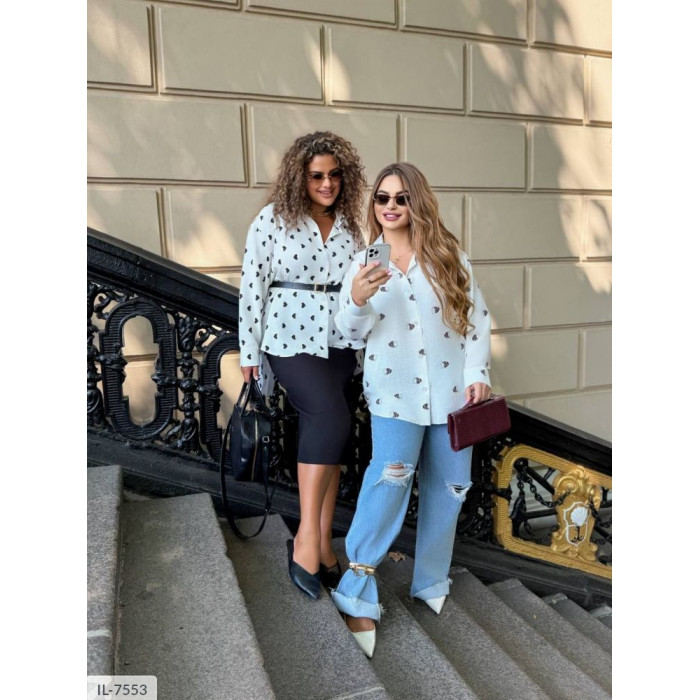 Блузки XL+ Odessa Moda IL-7553 — комфорт і краса