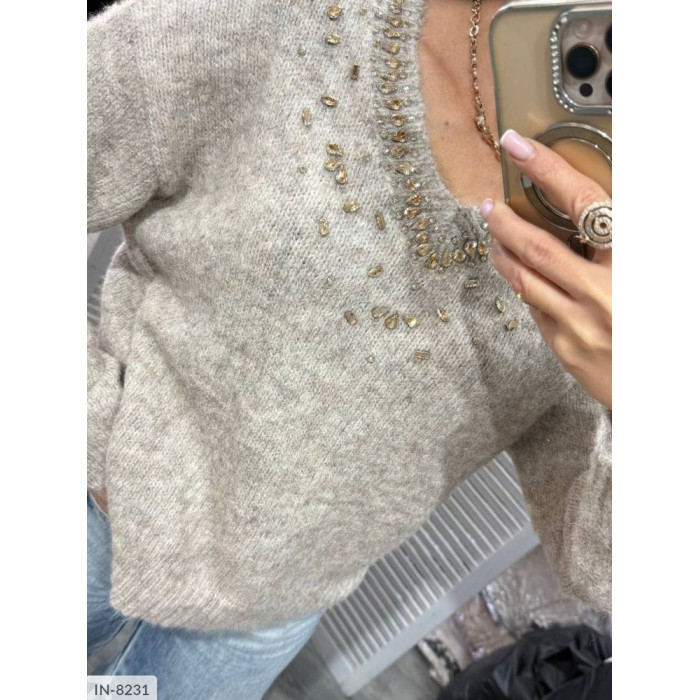 Светри та кофти великого розміру IN-8231 — тепло і мода