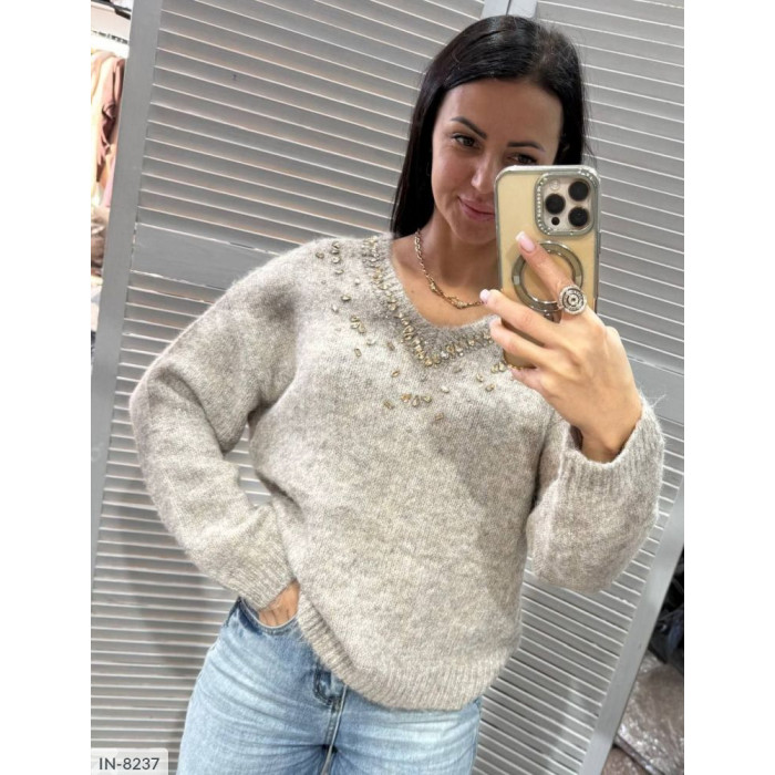 XL+ кофти IN-8237 — тренди сезону