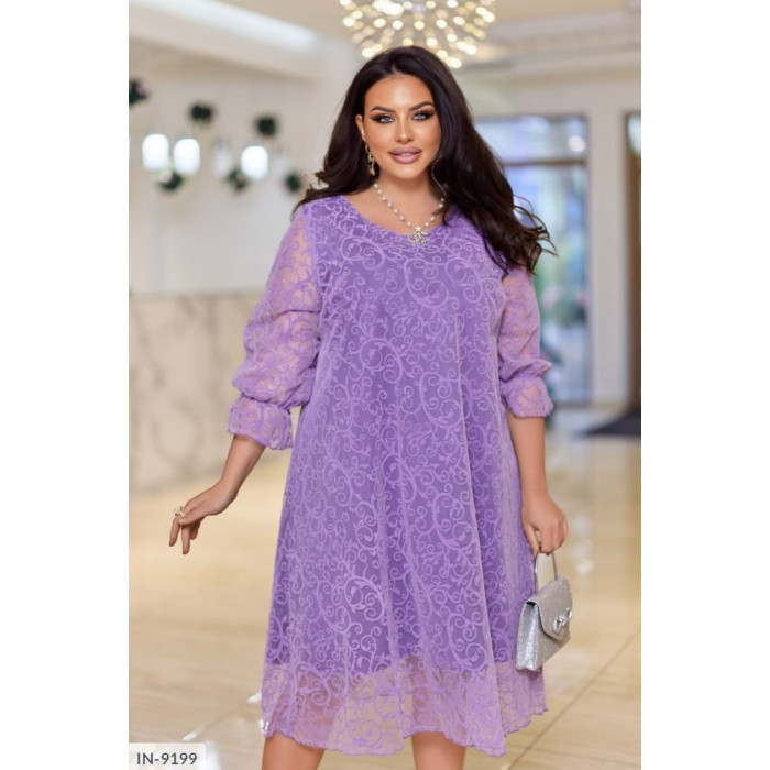 Стильні сукні Plus Size IN-9199 — ідеальна посадка для будь-якої фігури