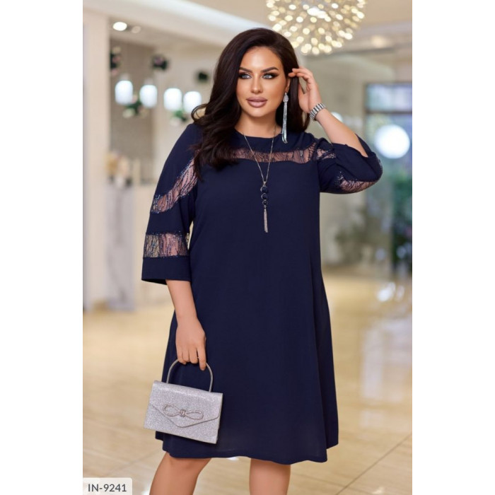 Стильні сукні Plus Size IN-9241 — ідеальна посадка для будь-якої фігури