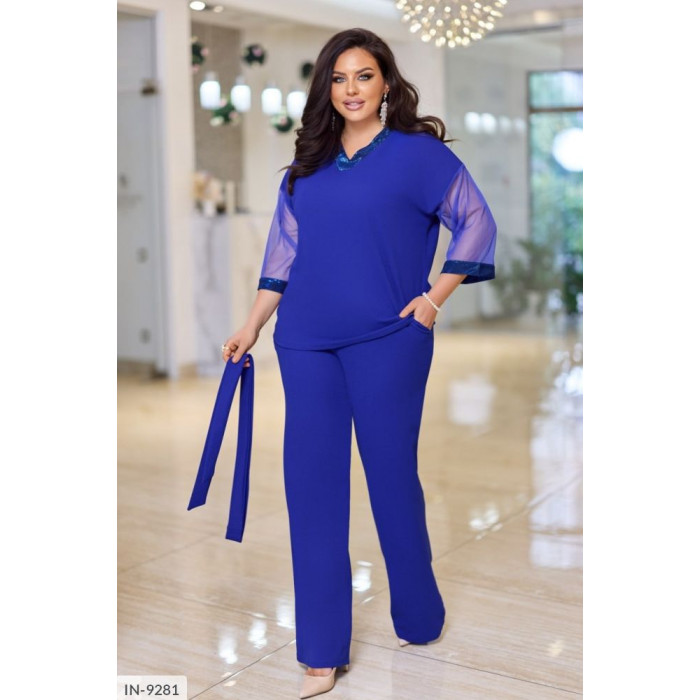 Жіночі костюми Plus Size IN-9281 — впевненість і стиль