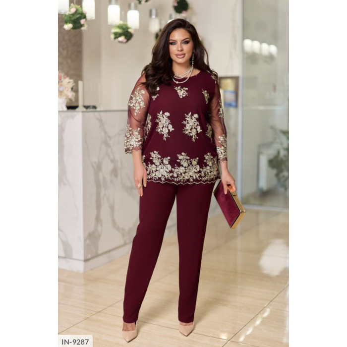 Жіночі костюми Plus Size IN-9287 — впевненість і стиль