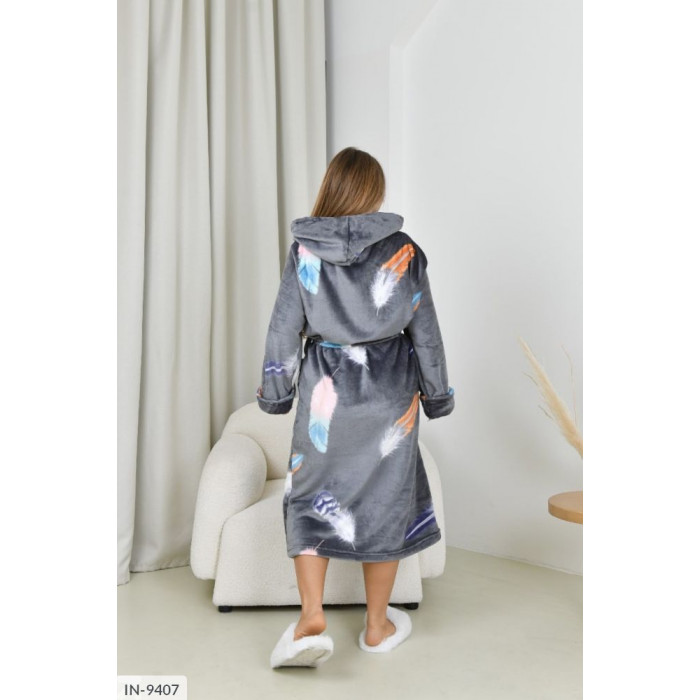 Модні піжами та халати великого розміру IN-9407 — комфорт і стиль