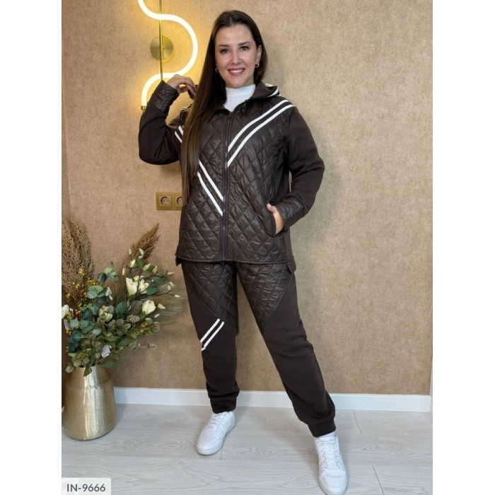 Жіночі прогулянкові костюми XL+ IN-9666 — тренди сезону