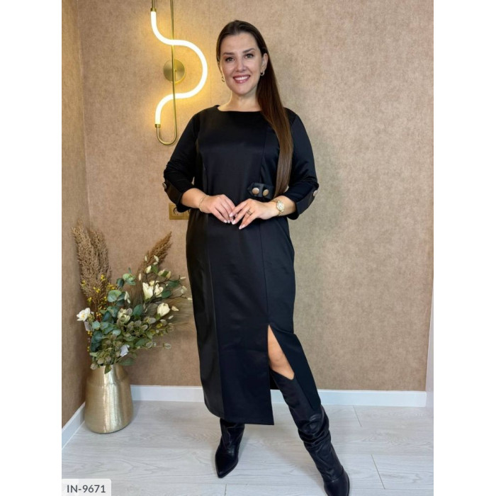 Стильні сукні Plus Size IN-9671 — ідеальна посадка для будь-якої фігури