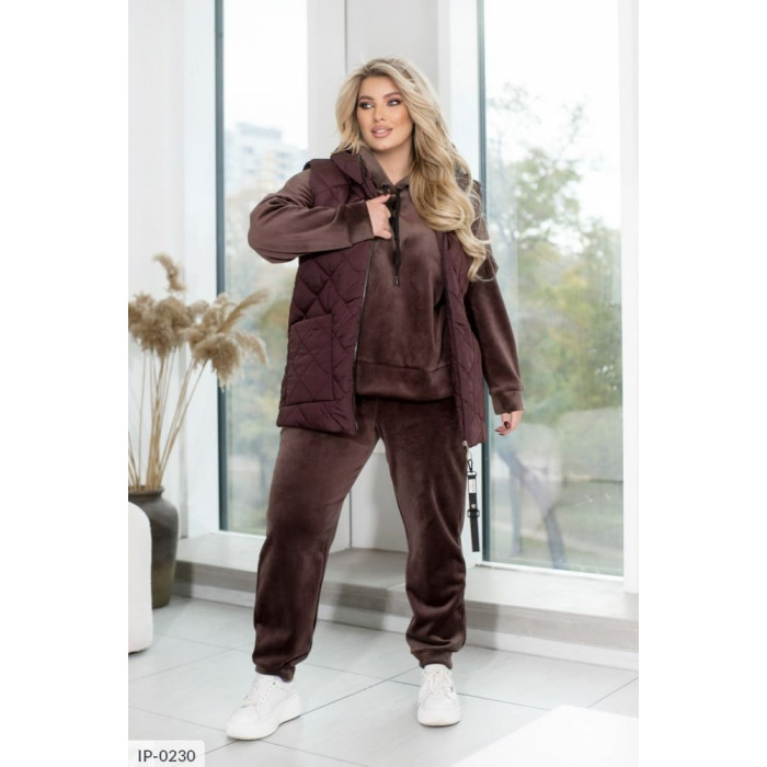 Спортивні костюми великого розміру IP-0230 — комфорт і мода