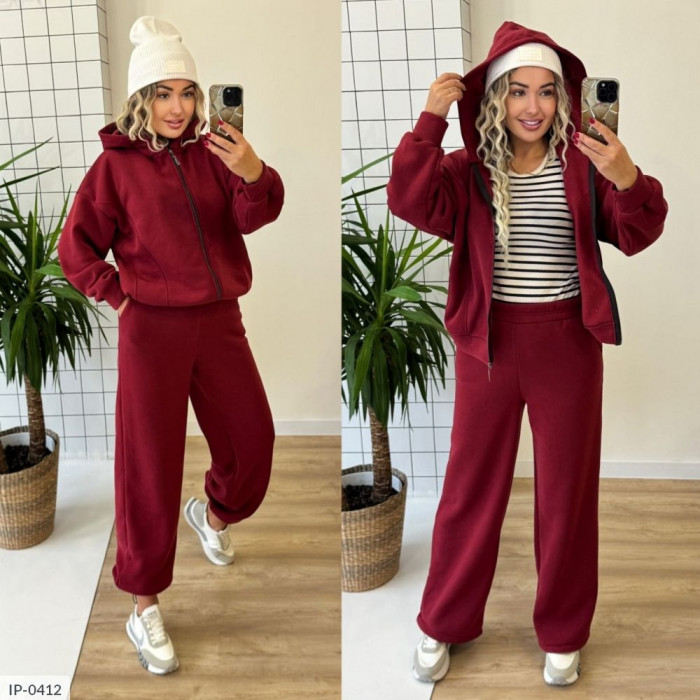 Жіночі прогулянкові костюми XL+ IP-0412 — тренди сезону