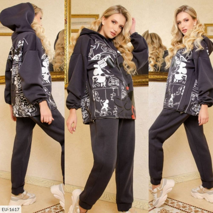 Спортивний костюм EU-1617 — жіночий спортивний костюм від Odessa Moda Спортивний костюм EU-1617 — жіночий спортивний костюм від Odessa Moda