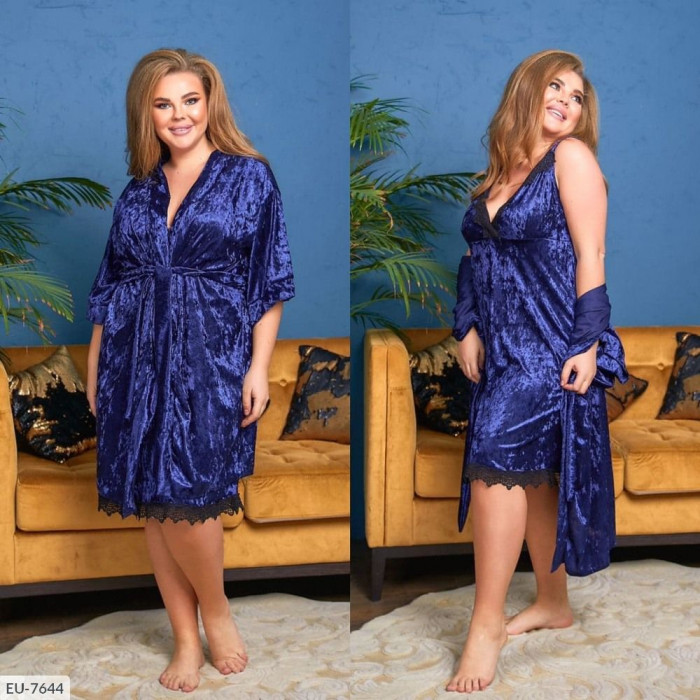 Піжама EU-7644 — жіночий халат від Odessa Moda