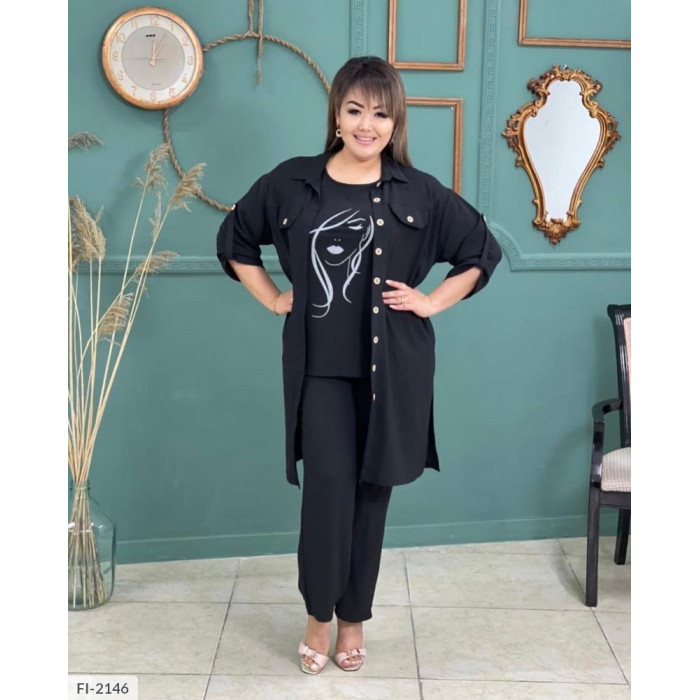 Костюм FI-2146 — жіночий костюм від Odessa Moda