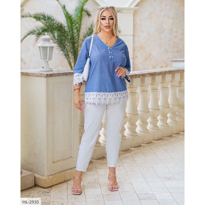 Блуза HL-2935 — жіноча блузка від Odessa Moda