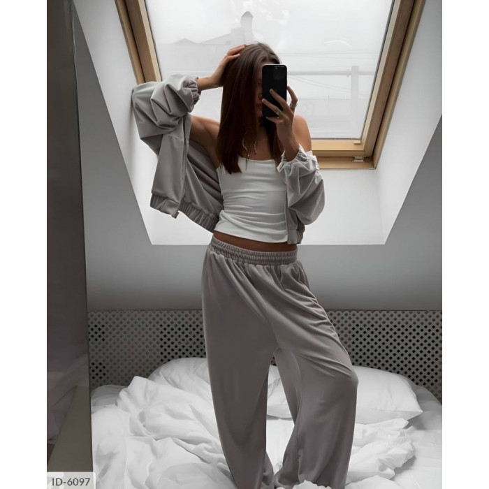 Прогулянковий костюм ID-6097 — жіночий прогулянковий костюм від Odessa Moda