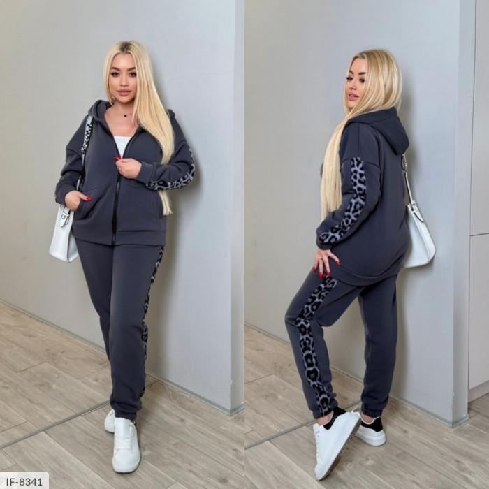 Спортивний костюм IF-8341 — жіночий спортивний костюм від Odessa Moda Спортивний костюм IF-8341 — жіночий спортивний костюм від Odessa Moda