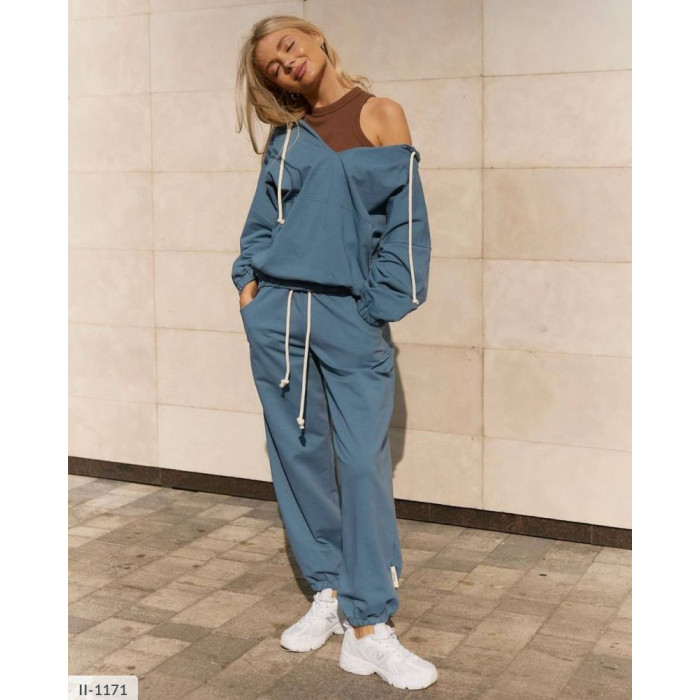 Прогулянковий костюм II-1171 — жіночий прогулянковий костюм від Odessa Moda