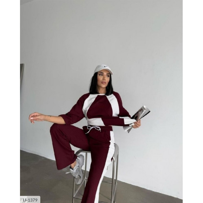 Прогулянковий костюм IJ-1379 — жіночий прогулянковий костюм від Odessa Moda