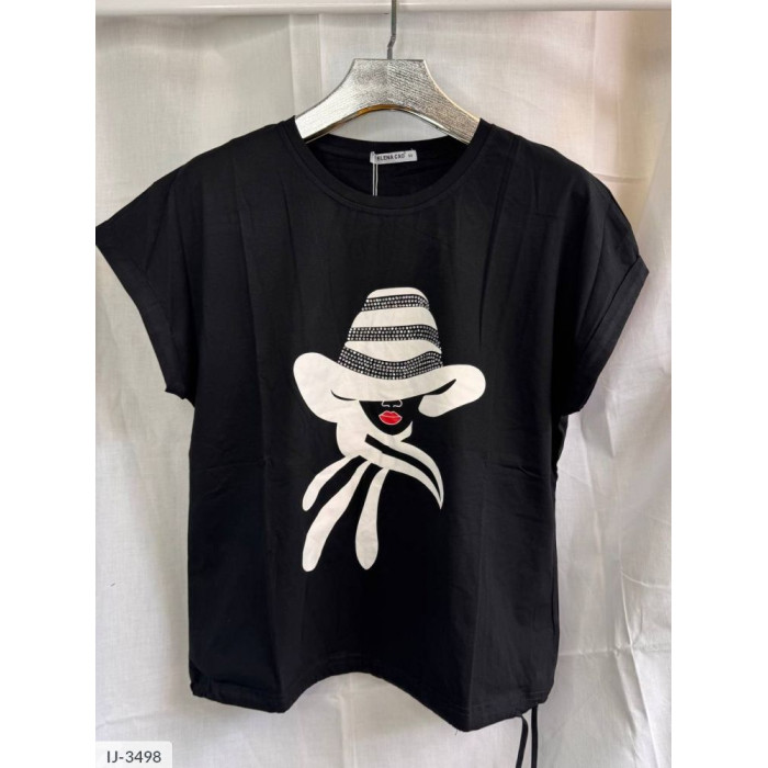 Футболка IJ-3498 — жіноча футболка від Odessa Moda