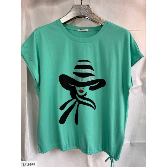 Футболка IJ-3499 — жіноча футболка від Odessa Moda